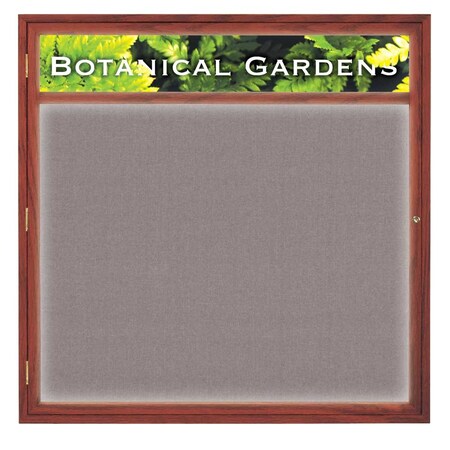 United Visual Products Open Faced Traditional Corkboard, 36x24" UV641A-BLACK-BLSPRU